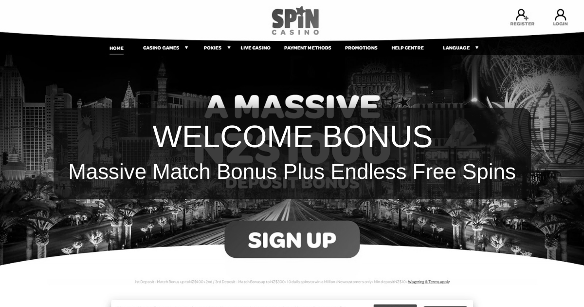 Spin Casino Australia - $1,000 Bonus Offer